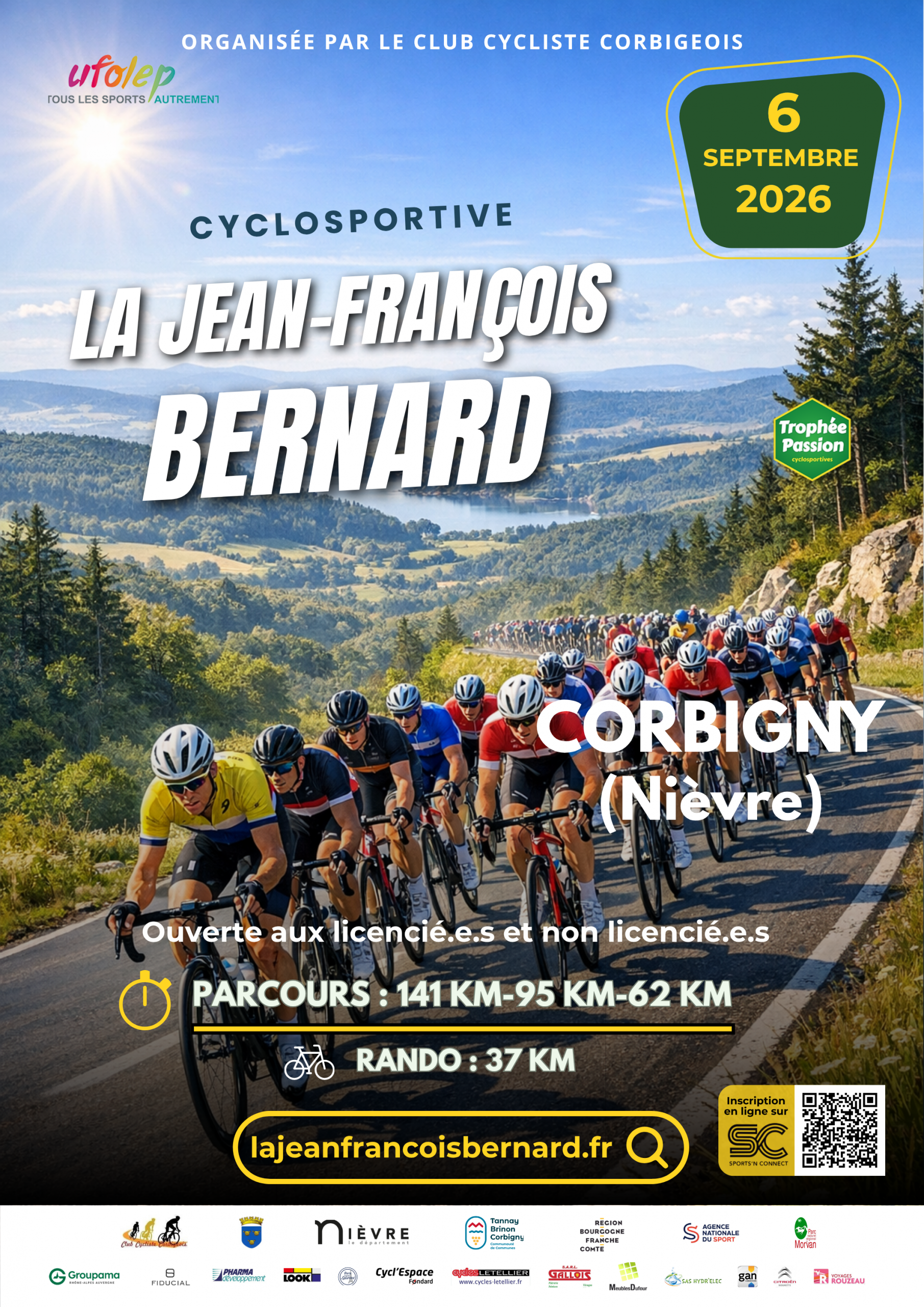 Affiche officielle de La Jean-François Bernard 2026